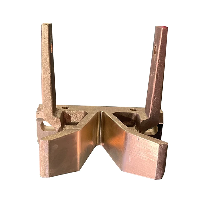 Conductive Oblongated Copper V Seat Sand Casting Copper Parts